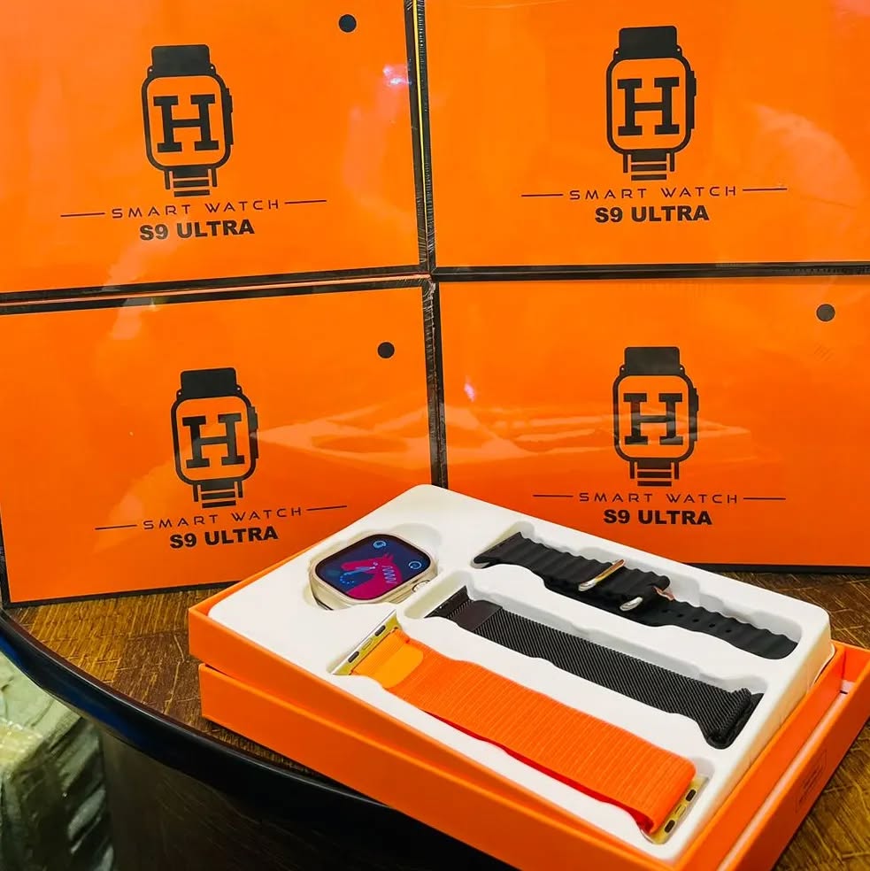 S9 Ultra 49mm (3 Straps) Smart Watch Series 9 | Bluetooth Voice Call | 2.2” HD Display | FitPro App