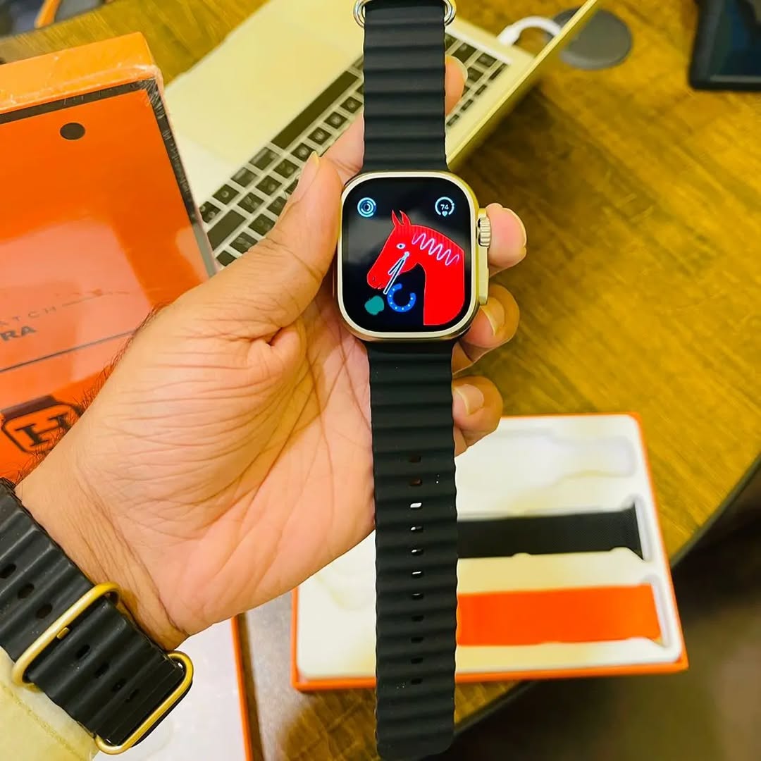 S9 Ultra 49mm (3 Straps) Smart Watch Series 9 | Bluetooth Voice Call | 2.2” HD Display | FitPro App