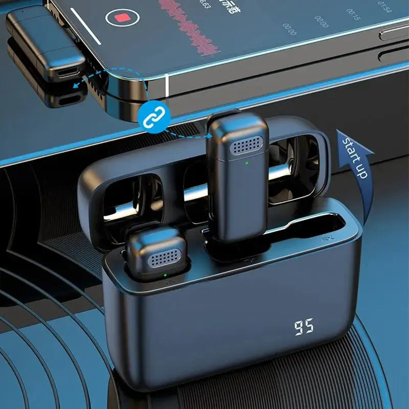 K13 Type-c Anc Dual Wireless Lavalier Microphone